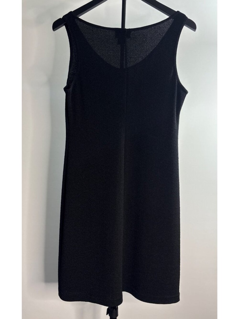Vintage Robbie Bee Black Sleeveless V-Neckline Casual Evening Dress Size 8 P - Picture 5 of 16